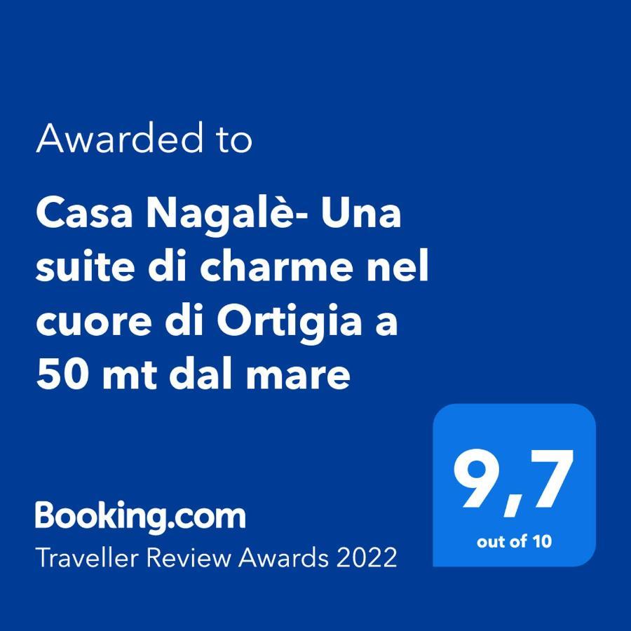 Casa Nagale- Una Suite Di Charme Nel Cuore Di Ortigia A 50 Mt Dal Mare Syracuse Exterior foto